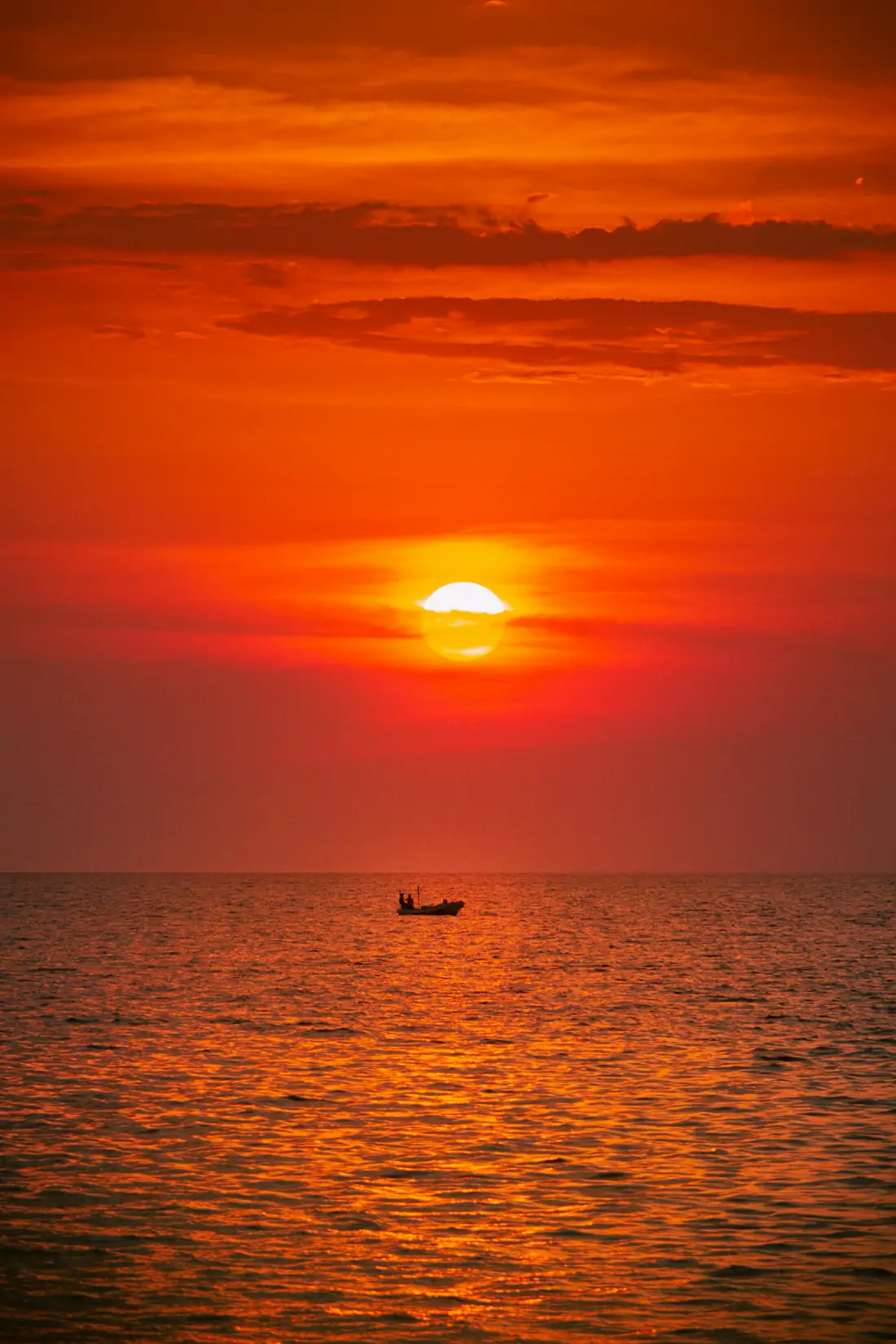 Atardecer sobre el mar, Koh Tao